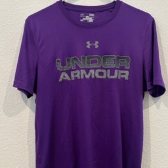 Under Armour Purple Performance Tee (Men's Small) - Picture 1 of 3